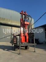 Foreuse de puits d'eau autopropulsée diesel UYT120 avec pompe à engrenages et moteur - 42 kW, profondeur 120 m, nouveau modèle 2025