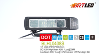 Nuevas Luces de Trabajo LED de 13 Pulgadas, Lámpara de Inundación de 48W, Luz Alta/Baja, Luz de Nieve, Luces de Posición, Faros Delanteros para Tractor, Luz de Trabajo IP68 Impermeable