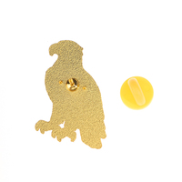 Ensemble d'épingles en émail Aigle chauve, motif animal sauvage, en alliage de zinc, broche et badge pour sac à dos, veste, chapeau, revers, accessoire de collection décoratif