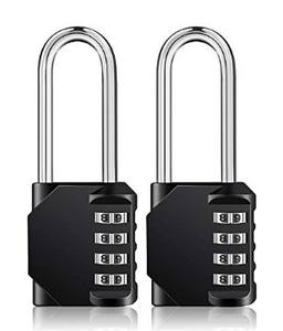 <span class=keywords><strong>Cadenas</strong></span> à combinaison numérique à 4 chiffres robuste avec logo personnalisé, étanche, pour salle de sport, avec fonction de déverrouillage par mot de passe durable - Product Image 3
