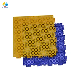 Origin PP plastic floor sports flooring tiles for sale Linghan interlock floor outdoor tiels