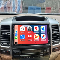 Autoradio Android 15 de 9 pouces avec GPS pour Toyota Prado 2004-2009, CarPlay sans fil, Android Auto, lecteur multimédia