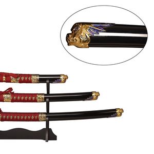 Popular 98cm/77cm/42cm conjunto de 3 piezas Katana decorativa <span class=keywords><strong>Dragon</strong></span>'s Kiss espada de juguete para venta al por mayor para regalo de colección - Product Image 4
