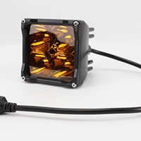 3 pouces 3.8 pouces 40w 4 pouces LED Len lampe de travail 12V 24V blanc ambre phare de conduite de brouillard projecteur pour voiture 4x4 camion tracteur à montage encastré