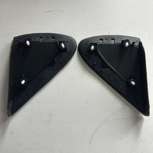 Chevrolet Cruze Front Rearview Mirror Triangle Cover With Bright Trim 2017-2019 Full Set <b>ABS</b> Plastic - Product Image 2