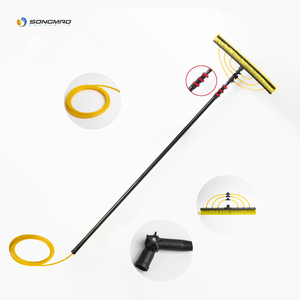Herramienta Telescópica para Limpiar Ventanas con Cuello <span class=keywords><strong>de</strong></span> Cisne Flexible y Cepillo - Product Image 1