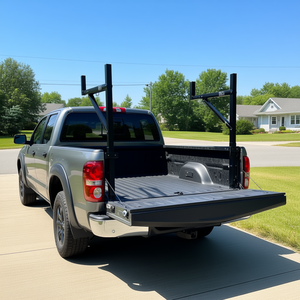 Steel Ladder Rack For Trucks 19-34 Inch Extendable <b>Bed</b> Rack 38.6-43.6 Adjustable Truck Accessories - Product Image 2