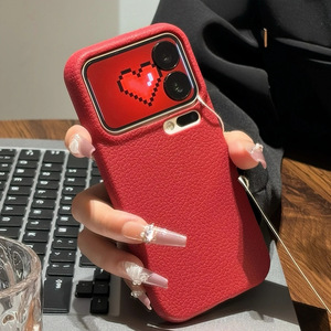 Étui de protection premium antichoc en <span class=keywords><strong>cuir</strong></span> PU Litchi pour iPhone 17 <span class=keywords><strong>Air</strong></span> 16 15 14 Plus 13 12 11 Pro <span class=keywords><strong>Max</strong></span> - Product Image 3