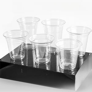 Bicchiere di plastica per animali domestici di 98mm di diametro-bevanda fredda personalizzabile/caffè ghiacciato/succo/tazza di tè al <span class=keywords><strong>latte</strong></span>-Multi-capacità trasparente - Product Image 6