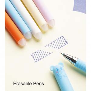 Bolígrafos de Gel con Diseño de Animales de Dibujos Animados y Logotipo Personalizado, 0.5 mm, Lindos Bolígrafos Borrables de Osos, Pandas y Alpacas, Papelería para Estudiantes, Oficina y Escuela, Venta al por Mayor - Product Image 4