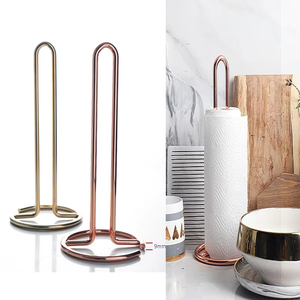 Portasollini in carta velina oro spazzolato in piedi <span class=keywords><strong>porta</strong></span> <span class=keywords><strong>asciugamani</strong></span> per cucina - Product Image 4