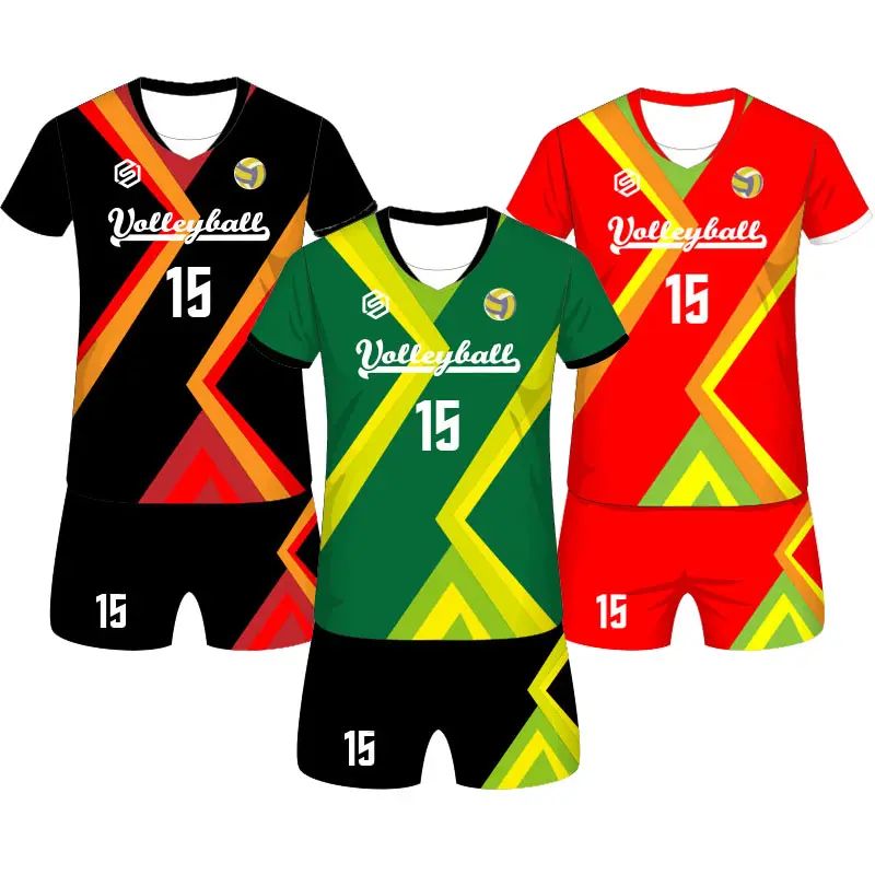Одежда для волейбола с принтом логотипа на заказ, одежда, спортивная одежда из полиэстера, быстросохнущая форма для волейбола