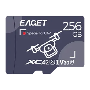 EAGET mini sd memory card 64gb/128gb/256gb class 10 HD tf card for Samsung android phone case tablet sd card