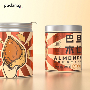 กระป๋องอลูมิเนียมขนาด 500 มล. 82*100 มม. สำหรับเก็บกาแฟผง ใบชา - กระป๋องขนมขนาดใหญ่ มีสินค้าพร้อมส่ง ขายส่ง - Product Image 1