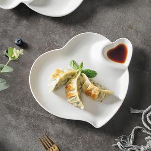 Assiettes en porcelaine pour hôtel, style chinois moderne, à motifs unis, créatives et personnalisées, pour raviolis, <span class=keywords><strong>vinaigre</strong></span>, crevettes et chips de pommes de terre, usage domestique - Product Image 3