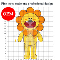 Costume de mascotte de dessin animé d'animal en peluche Simpson de taille adulte personnalisée Qiman à vendre