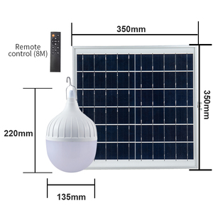 Lâmpada <span class=keywords><strong>Solar</strong></span> Grande à Prova d'Água IP66 para Exterior <span class=keywords><strong>100W</strong></span> 200W, Lâmpada LED com Sensor para Jardim e Rua, 6500K, Ângulo de Feixe de 180°, Garantia de 2 Anos - Product Image 3