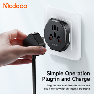 MCDODO 455 2500W AC chuyển đổi 100-250V 10A 8 lỗ (chúng tôi, EU, AU UK, cnx2) Bộ sạc & Adapter phổ travel adapter cho EU - Product Image 5