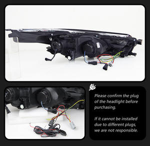 ไฟ LED 12V สำหรับ<span class=keywords><strong>แต่ง</strong></span>รถ Corolla 2014-2016ชิ้นส่วนรถยนต์ดัดแปลงไฟหน้ารถตอนกลางวันวัสดุ ABS - Product Image 5