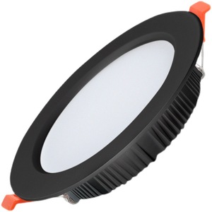 โคมไฟเพดาน LED แบบฝัง แสงสีขาวธรรมชาติ 4100K อะลูมิเนียมสีดำ AC 220V IP20 อายุการใช้งาน 50000 ชั่วโมง Ra90 ปรับความสว่างได้ รับประกัน 3 ปี - Product Image 6