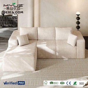 Sofá Modular Moderno de Tela Comprimida <span class=keywords><strong>para</strong></span> <span class=keywords><strong>Sala</strong></span> de Estar, Plegable, de Doble Uso, Relleno de Esponja, <span class=keywords><strong>para</strong></span> Apartamentos Pequeños, Sofá Perezoso de Corduroy - Product Image 1
