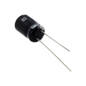 Condensador de Aluminio Original CAP ALUM 220UF 20% 16V RADIAL TH 220 uF EEU-TA1C221 de Montaje a Través de Orificio - Product Image 1