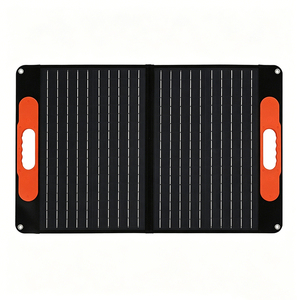 แผงโซลาร์เซลล์แบบพับได้ 100W โมโนคริสตัลไลน์ ชาร์จเร็ว พลังงานแสงอาทิตย์สำหรับใช้งานกลางแจ้ง สำหรับตั้งแคมป์ เดินป่า ใช้กับระบบออฟกริด - Product Image 1