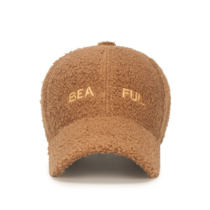 Cappellini da Baseball regolabili in pile di peluche Sport Cap inverno Sherpa <span class=keywords><strong>cappello</strong></span> per <span class=keywords><strong>donna</strong></span> uomo - Product Image 2