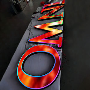 Letrero Luminoso 3D Colorido para Tienda, Letrero Publicitario Tridimensional, Letrero Exterior Impermeable y Brillante - Product Image 4