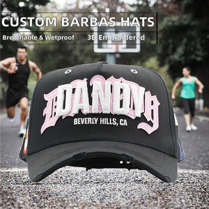 Envío Rápido, Gorras de Béisbol Personalizadas Barbas de 5 Paneles con Diseño de Hoja, Gorra Snapback Negra Personalizada para Sombrero Mexicano, Transpirable e Impermeable - Product Image 2