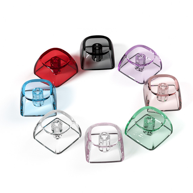 Millantech Wholesale MOAA Keycaps PC Material Cute Mechanical Keyboard Blank Keycap Custom DIY Transparent Backlit Keycap