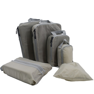 Evercredit Cubi per l'Organizzazione dei Bagagli Personalizzabili con Logo, Economici, in Nylon, Impermeabili, Antistrappo, con Chiusura a Cerniera per <span class=keywords><strong>Facile</strong></span> Trasporto in Viaggio - Product Image 1