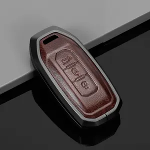 알루미늄 합금 자동차 원격 키 케이스 커버 쉘 Fob 포드 티타늄 영토 Ecoboost EV 2020 2021 자동차 액세서리
