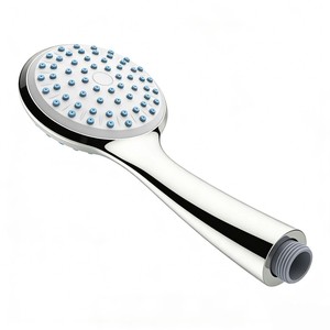 Pommeau de douche à main avec jet pluie, en matériau composite ABS et buse en silicone - Product Image 2