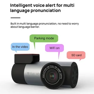 Camera Hành Trình Ẩn Máy Quay Video 1080P Camera Hành Trình Điều Khiển Bằng Ứng Dụng Điện Thoại AI Bằng Giọng Nói 360 Camera Xe Hơi Tầm Nhìn Ban Đêm WIFi Camera Hành Trình HD - Product Image 5