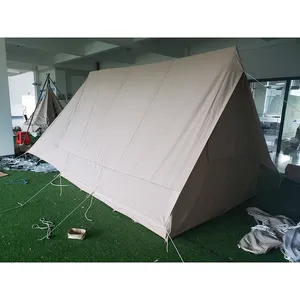 Manufacturer export waterproof outdoor canvas scout tent no PU coating