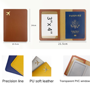 Portefeuille de voyage élégant pour passeport, étui à cartes, accessoires de voyage indispensables pour voyages internationaux - Product Image 3