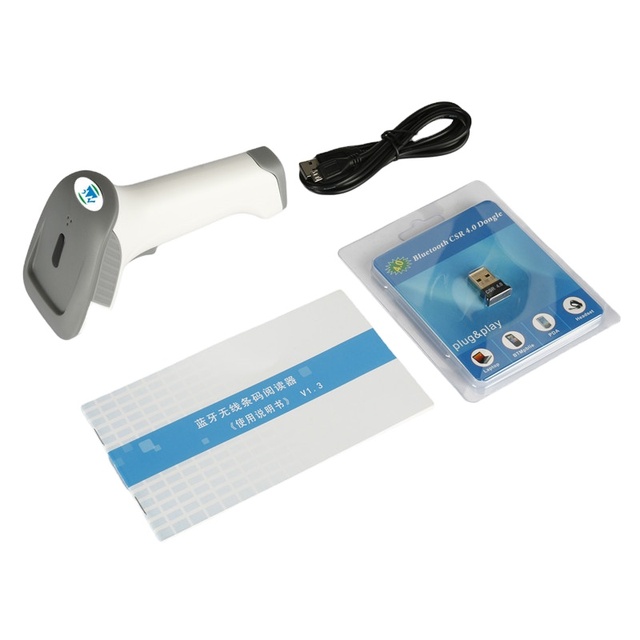 +2.4G 1D/2D QR Code Cordless Handheld Barcode Scanner
