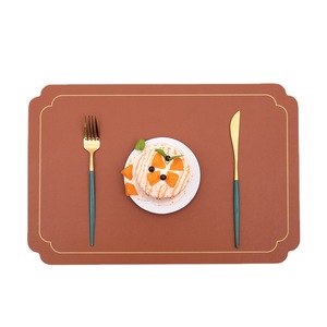 Shoho – set de 4 dessous-de-plat carrés de couleur unie, isolants thermiquement, imperméables, de style occidental, pour la salle à manger - Product Image 5