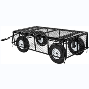 KINDE Transport Chariot de jardin en treillis pour l'extérieur Chariot à outils de jardin Set Roll Container trolley hand wagons - Product Image 6