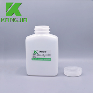 시약 HDPE 바이알용 고급 <span class=keywords><strong>500</strong></span> ML 화학 플라스틱 사각 병 나사 캡 100% 누출 방지 공장 직접 공급 - Product Image 3