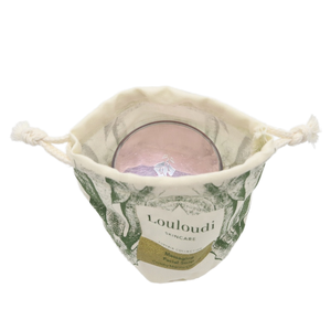 Pochette à cordon en coton et lin de haute qualité pour cosmétiques et soins de la peau, sac à maquillage anti-poussière en coton avec logo personnalisé imprimé, idéal pour les cadeaux - Product Image 3