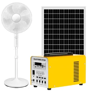 2024 Portable Small Home 300w Off-Grid Solar Energy System Kit With Battery And Solar Panel System For Home House Hotel Farm Use