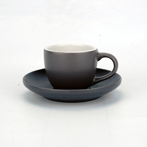 3.5oz ceramic porcelain espresso coffee cups and saucers sets