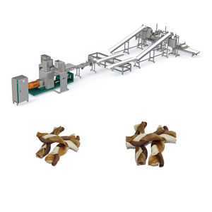 Linea di Produzione Automatica in Acciaio Inox <span class=keywords><strong>per</strong></span> Snack Intrecciati al Forno, Cibo <span class=keywords><strong>per</strong></span> Cani, 150KG/H - Product Image 1