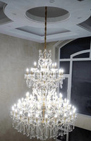 Mosquée haut de gamme classique de luxe tube de verre cristal lustre