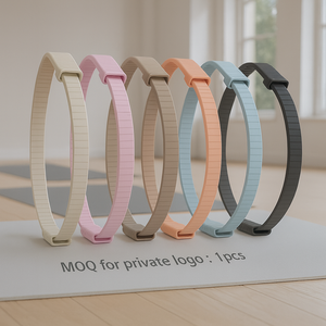 Ensemble de fitness unisexe personnalisé avec logo : haltères en silicone, tapis de yoga, accessoires de yoga et pilates, <span class=keywords><strong>kit</strong></span> de pilates pour la maison - Product Image 2