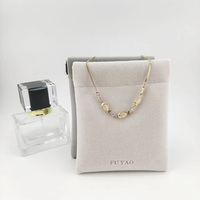 Bolsa Elástica de Terciopelo de Doble Cara de Alta Gama con Cierre Automático para Joyería, Collares, Relojes, Auriculares y Almacenamiento Digital al por Mayor