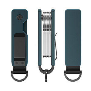 Nuevo llavero minimalista innovador llavero de Metal compacto ligero y portátil Administrador de llaves de aleación de aluminio - Product Image 4