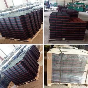 砖地板马稳定安全再生弹道橡胶板/瓷砖联锁室外防滑联锁橡胶砖 - Product Image 4